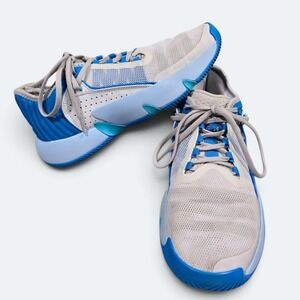 Adidas Trae Unlimited Basketball Shoes White Blue Mens 7.5 Sneakers